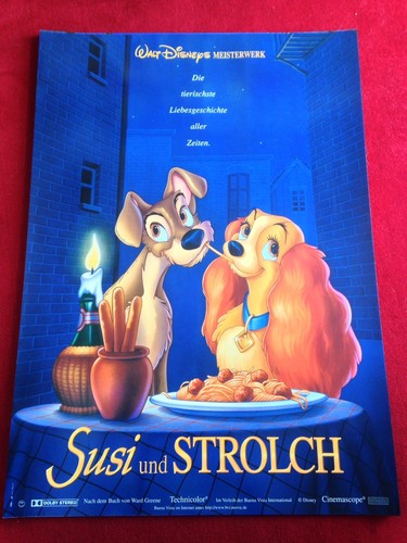 Susi und strolch kinoplakat - und,