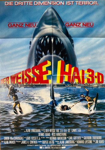 Filmplakat der weisse hai - filmplakat,