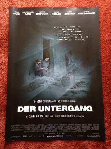 Der untergang kinoplakat - der,