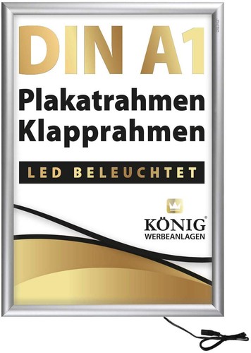 Led plakatrahmen din - plakatrahmen, a1