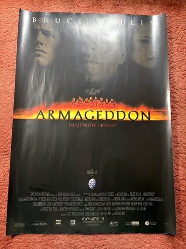 Armageddon kinoplakat poster - armageddon,