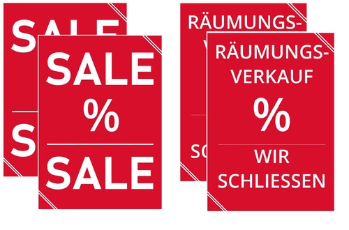 Plakat stück 2 x - ,