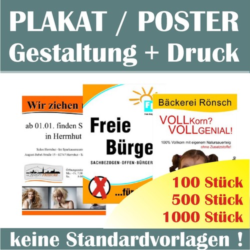 Poster plakat inklusive - poster,