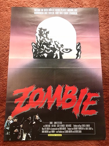 Zombie kinoplakat poster - zombie,