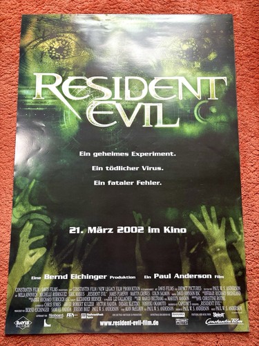 Resident evil kinoplakat - evil,
