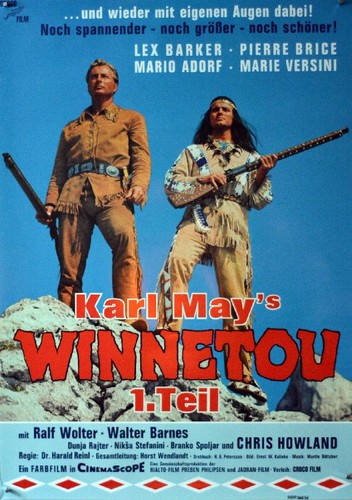 Winnetou orig filmplakat - winnetou, i,