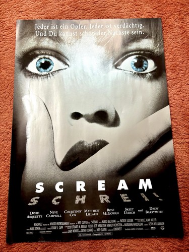 Scream kinoplakat poster - kinoplakat,