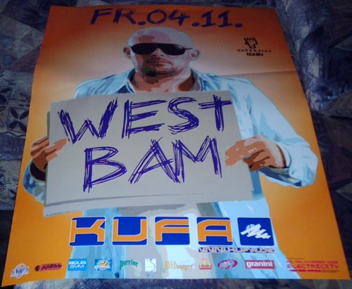 Konzert poster plakat - konzert-poster, westbam