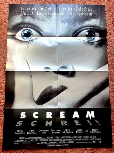 Scream kinoplakat poster - scream,