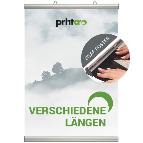 Alu posterschiene snap - posterschiene,