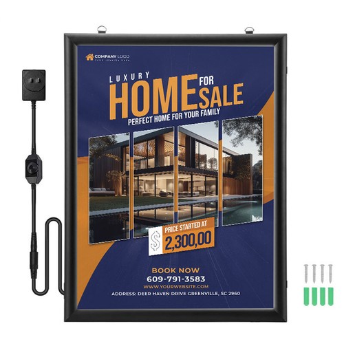 Led plakatrahmen din - din, a1