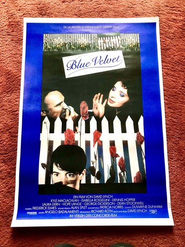 Blue velvet kinoplakat poster - kinoplakat,